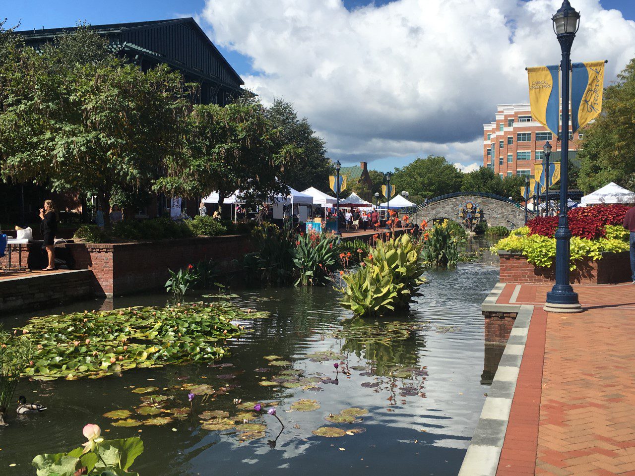 Carroll Creek – Frederick, Maryland Carroll Creek in historic downtown Frederick, Maryland